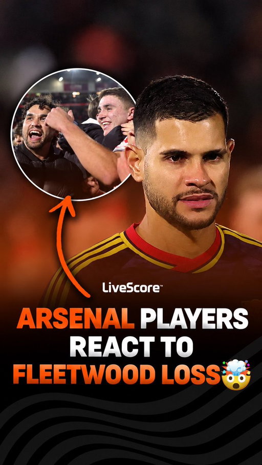 Arsenal humiliated by Fleetwood Town's celebration music 😭

Arsenal's stars quickly exited Highbury Stadium as the Fleetwood fans pitch invaded after their Carabao Cup upset win on penalties 😳 