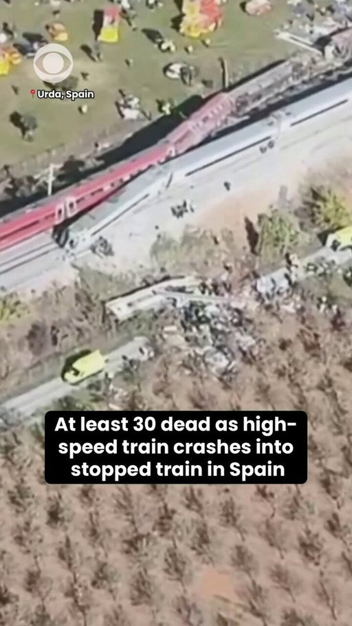 At least 30 people were killed Wednesday when a high-speed train slammed into the back of another train that had stopped in central Spain, derailing two cars, authorities said.

The collision occurred in the province of Toledo between two trains traveling in the same direction from Madrid to Seville. More than 500 passengers were aboard the two trains, with emergency crews responding to the scene as authorities worked to assist the injured. The cause of the collision remains under investigation.