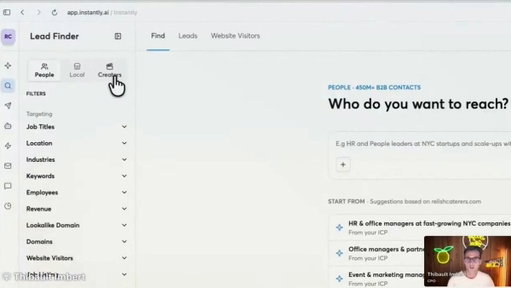50M+ Instagram, TikTok, and YouTube creators are now searchable in Instantly. 🎥  

Just describe the creators you're looking for, and Lead Finder will help you find the right matches —> And book them 🔒 
