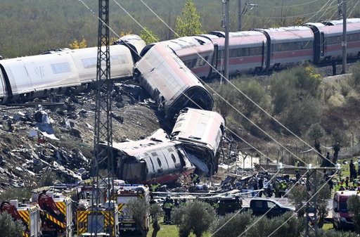 At least 64 people have died following a deadly high-speed train collision in Spain.

Two trains collided near Toledo on Wednesday, leaving wreckage scattered down an embankment as rescue workers searched for more victims. The crash comes just nine months after another deadly rail accident in Spain claimed 46 lives. Seville Mayor José Luis Sanz has declared three days of mourning and suspended all official events as the country grieves.

📷 Getty Images