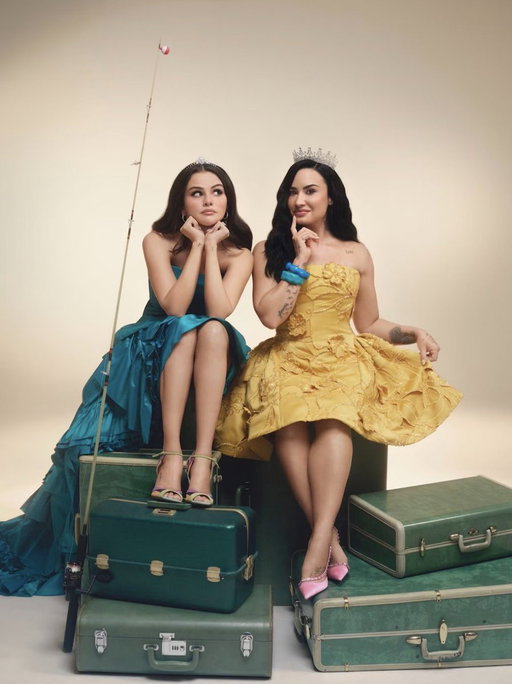 Selena Gomez and Demi Lovato reunite to recreate the ‘Princess Protection Program’ poster. 