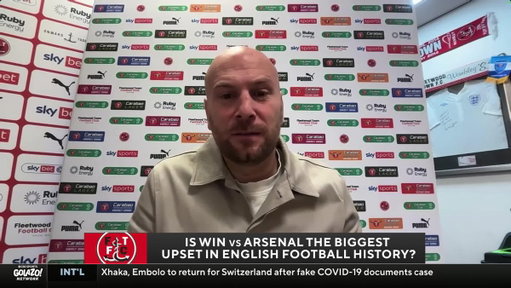 "It was amazing to go up against someone as elite as Mikel... He was really gracious and really classy to me" 🤝

Fleetwood Town manager Matt Lawlor talks coming up against—and defeating—Arsenal's Mikel Arteta 💪 