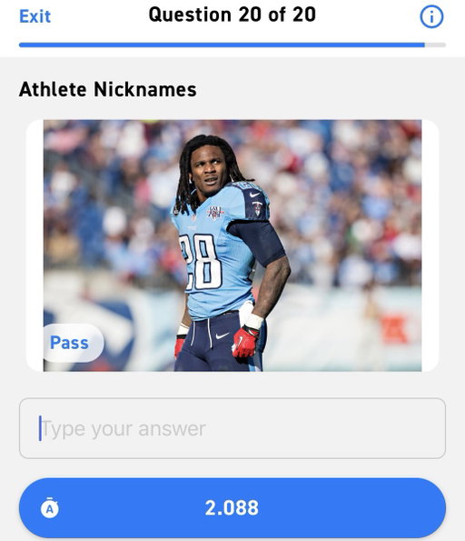 Do YOU remember what this athletes nickname was? 