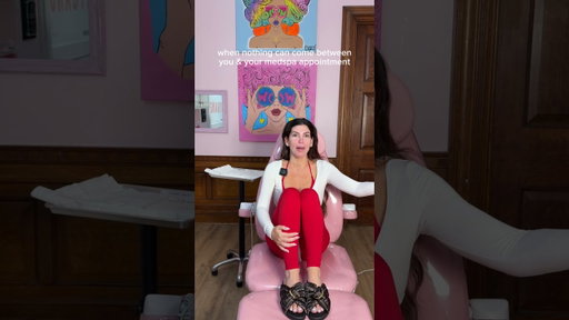 never missing a beauty appointment 💁🏻‍♀️ #beauty #appointment #rhori #medspa #lipbunny