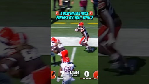 5 Best Waiver Adds Fantasy Football Week 2