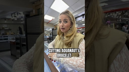 ✨How to cut an Aquanaut’s bracelet✨#aquanaut #watchdealer #patekphilippe #sizing