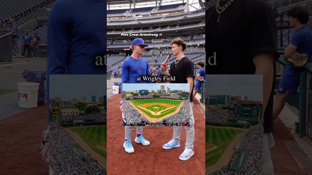 Can Cubs players guess when Wrigley Field first got lights?👀⚾️ #shorts