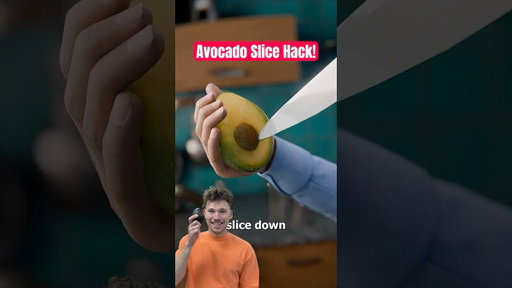Avocado Slice Hack! @zackdfilms