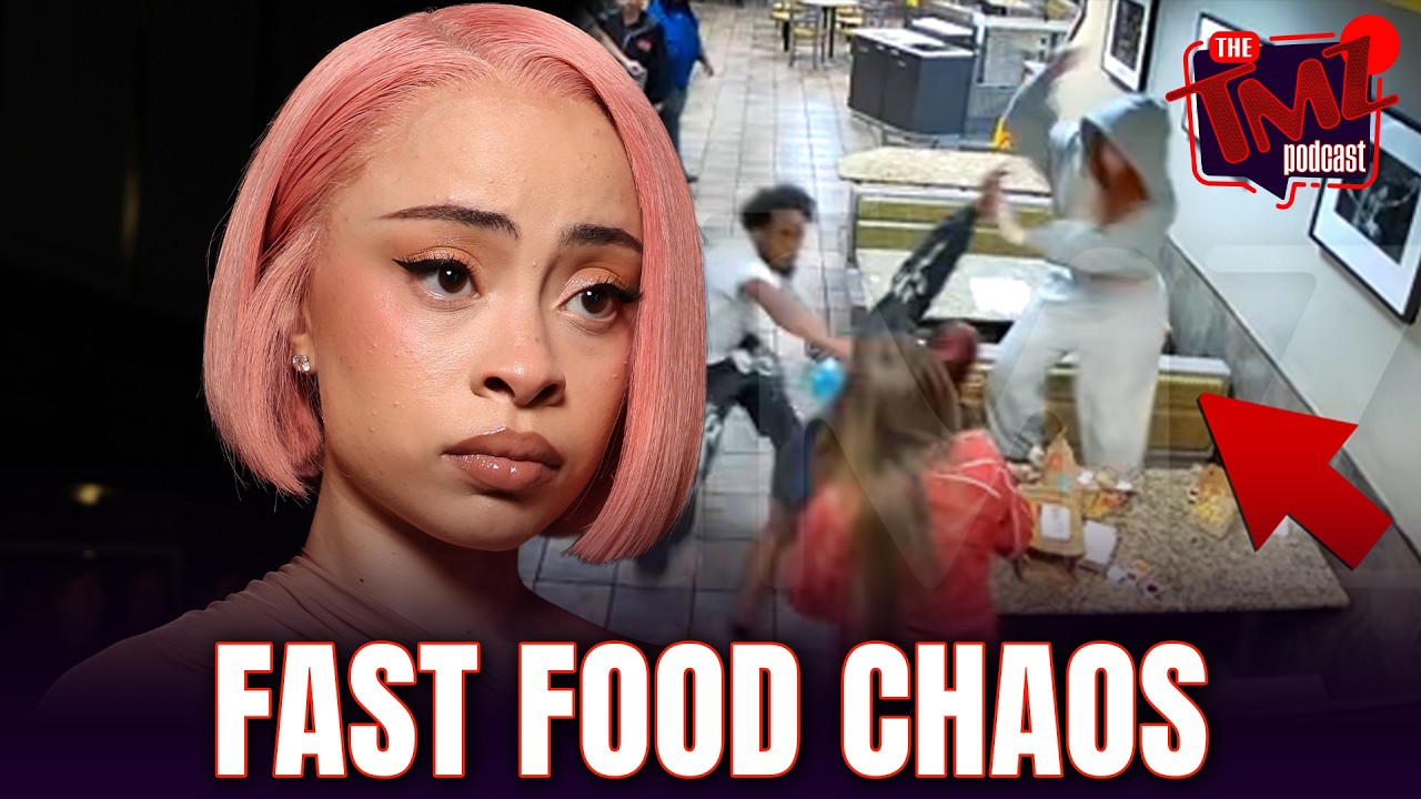 EXCLUSIVE: Ice Spice Slapped by Fan Inside L.A. McDonald's | The TMZ Podcast