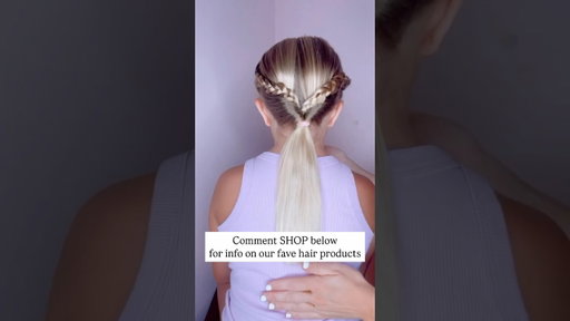 EASY HAIRSTYLE FOR SCHOOL | my fave hair products are in description ⬇️