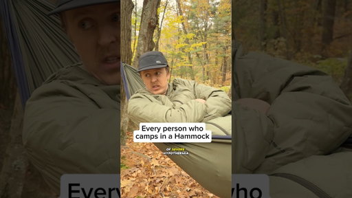 High ground = High class #hammock #hammockcamping #backpacking #outdoors #comedy