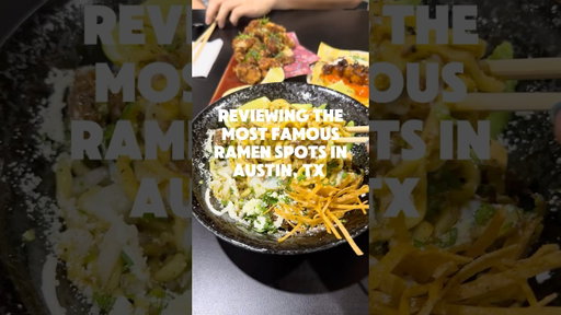 Reviewing the top ramen spots in Austin, TX! #ramen #austinfood #austintx