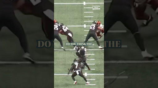 Bijan Robinson says that the average person COULD rush for 5 yards in an NFL game 👀