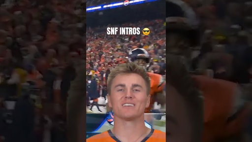 A moment for the SNF intros 😎 #snf #intros #sundaynightfootball #denverbroncos #nfl #bonix