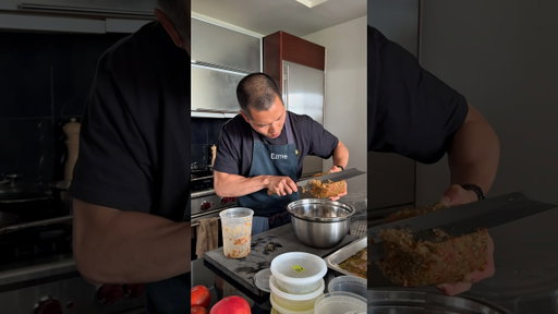 what my chef bf cooked for a weekday dinner party with our friends