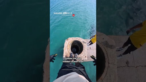 POV: Exploring the underwater tunnel with me 🌊 | Insta360 Ace Pro 2