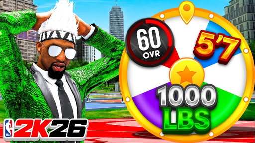 WHEEL OF WORST BUILDS in NBA 2K26.. (Bad Idea) WASTED 500K VC!? IMPOSSIBLE PARK CHALLENGE 2K26!