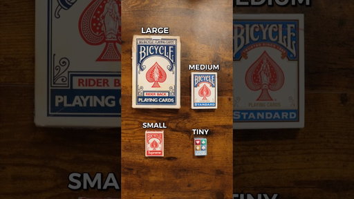 From Large Playing Cards To Tiny Playing Cards! 😮 #viralvid #fyp #shorts #shuffle #cards