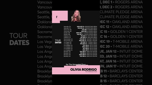 Olivia Rodrigo just announced The Unraveled Tour. Here’s what to know.
