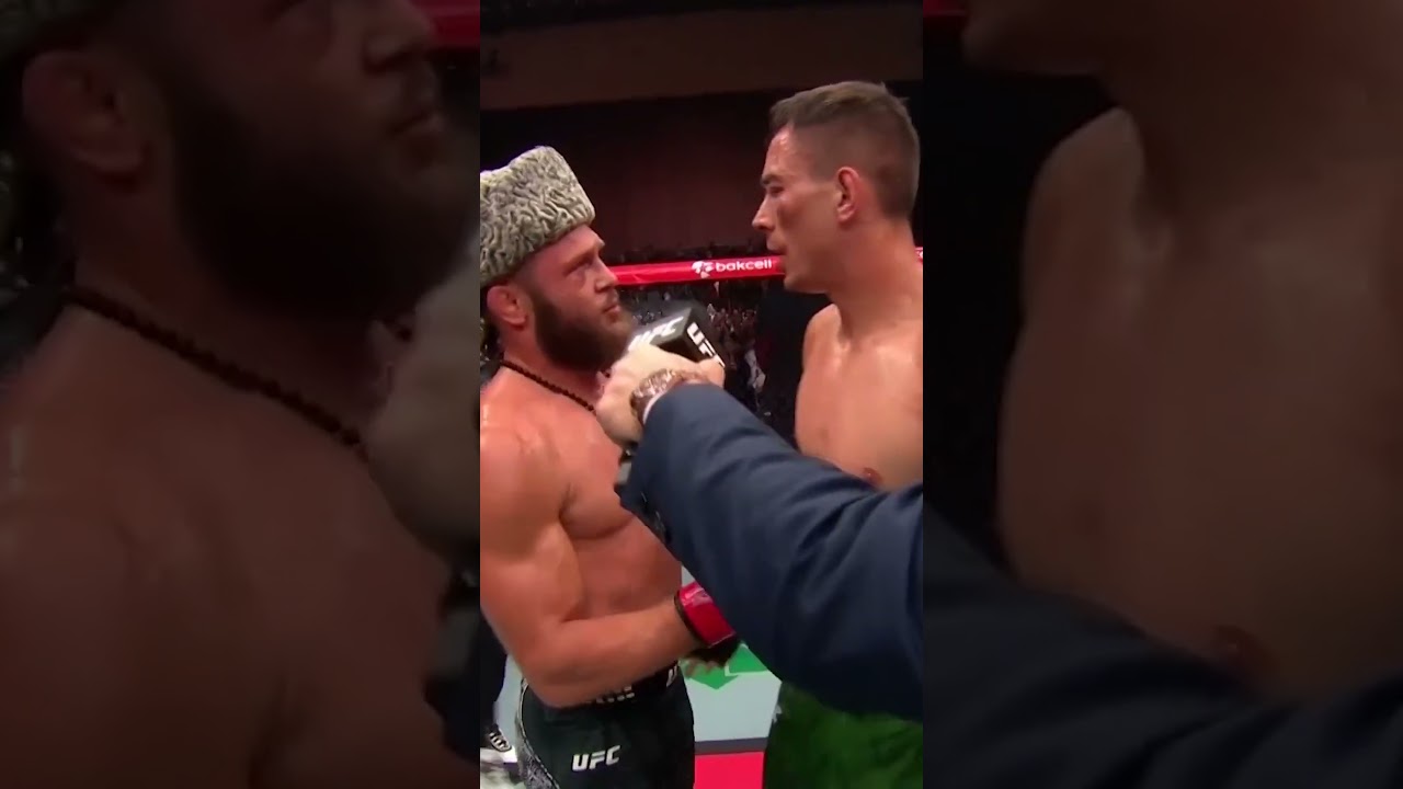 Respect between Rafael Fiziev & Manuel Torres after their main event #ufcbaku #ufc