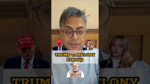 Trump vs Melony ft. Modiji #satire #shorts #trump