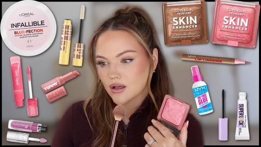 FULL FACE TRYING NEW MAKEUP... THE DRUGSTORE HAS SO MANY HITS!!!