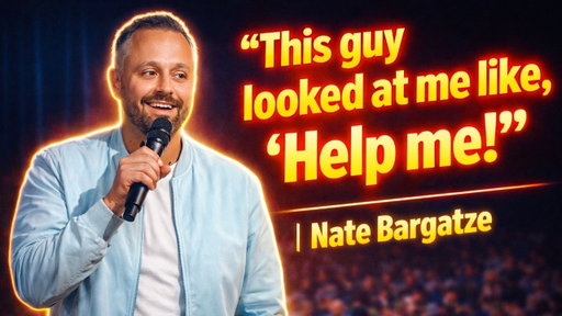 This guy looked at me like, 'Help me!' 🤣 | Nate Bargatze