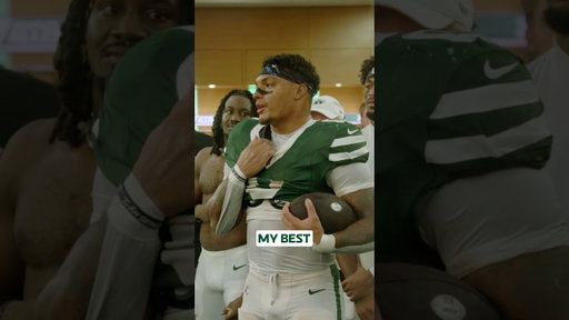 Jets post-win locker room speech - Week 5 🗣️🗣️🗣️  #nfl #jets #football