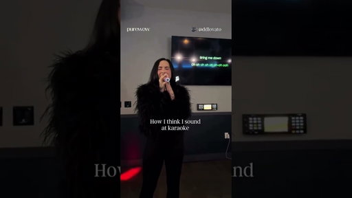 How I think I Sound At Karaoke #humor #celebrity #karaoke