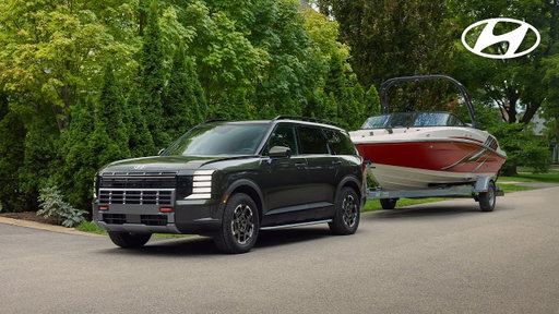 Tow up to 5,000 lbs with the all-new PALISADE XRT Pro | Hyundai Canada