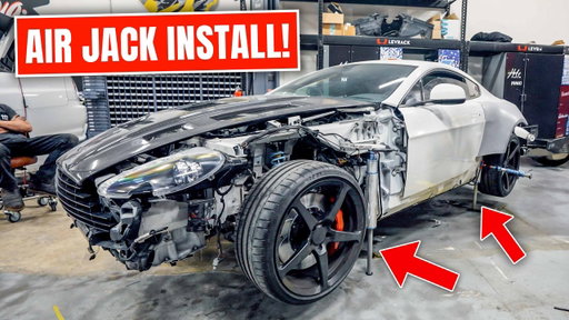 We Installed AirJacks on my Vantage GT3!
