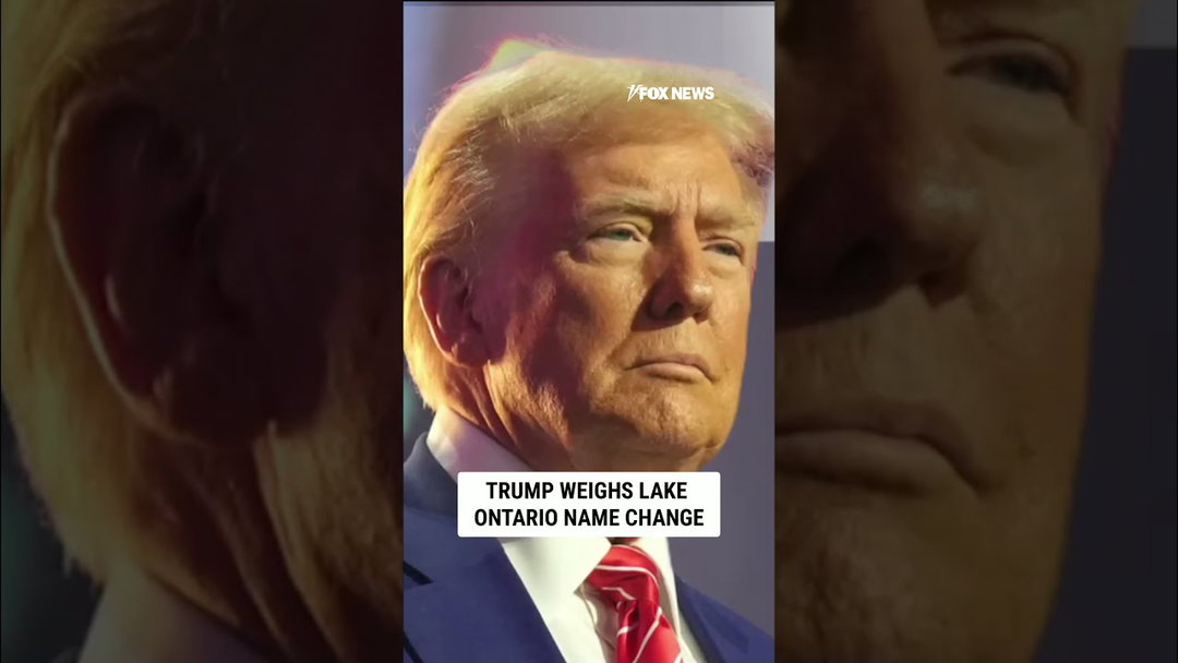Trump weighs changing name of Lake Ontario to LAKE AMERICA #shorts #us #news #foxnews