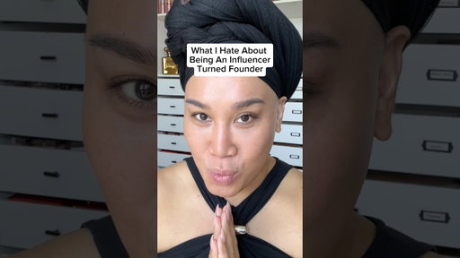 What I Hate About Being an Influencer Turned Founder #founder #onesizebeauty #business