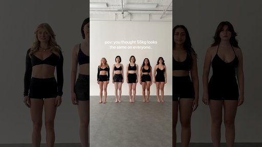 proof that the number on the scale looks different on every body 👀