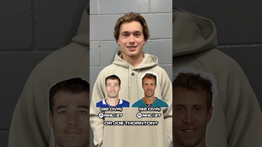 This Vs That NHL Player Edition with Macklin Celebrini #nhl27