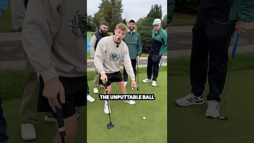 BIG WEDGE PUTT THE 'UNPUTTABLE' GOLF BALL