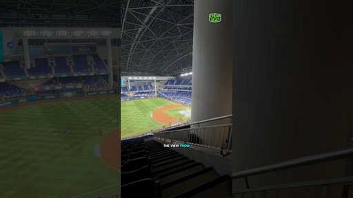 Finding the single WORST seat at loanDepot Park, home of the Miami Marlins and the WBC ⚾️🐟