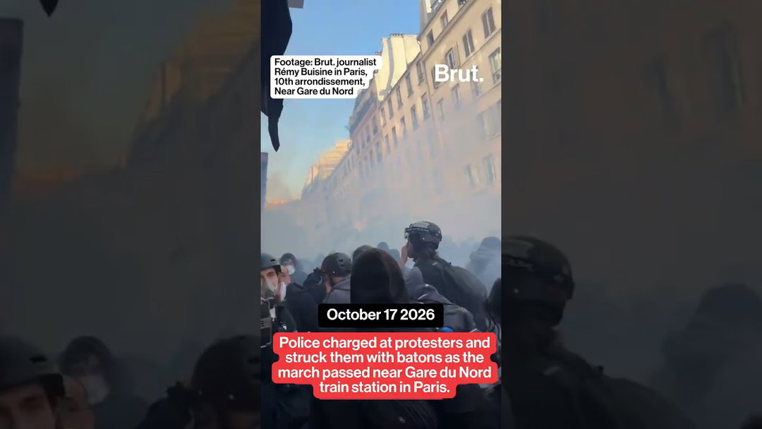 Paris' Oct 17 2026 protests.