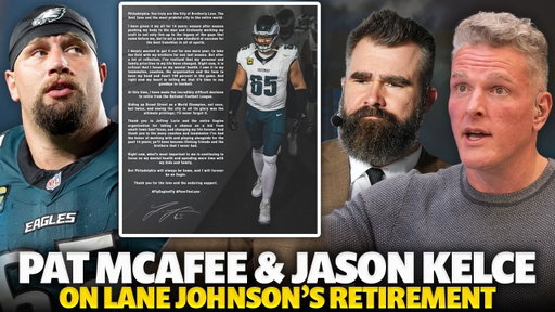 Lane Johnson's Sudden Retirement Just Shocked The Entire NFL... | Jason Kelce On The Pat McAfee Show