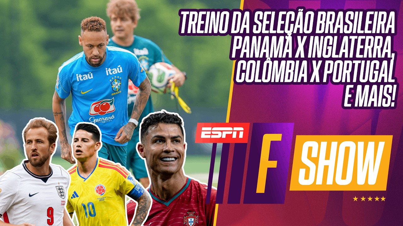 AO VIVO: COLÔMBIA X PORTUGAL, GOLEADA DA FRANÇA, URUGUAI X ESPANHA, TREINO DO BRASIL E MAIS | F SHOW