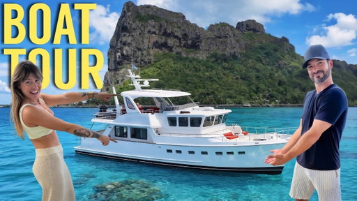 How We Actually Live on a 50ft Ocean-Crossing Trawler (Yacht Tour) EP76