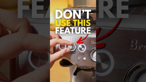 This dial on the Breville Barista Express can be pretty useless…