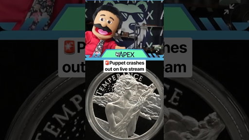 Puppet crashes out on live stream 👀 #shorts