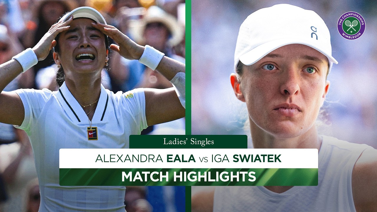 Filipino History! | Alexandra Eala vs Iga Swiatek | Match Highlights | Wimbledon 2026