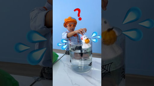 SPOOKY💦 Sink or Float with a 👻 GHOST?! #shorts