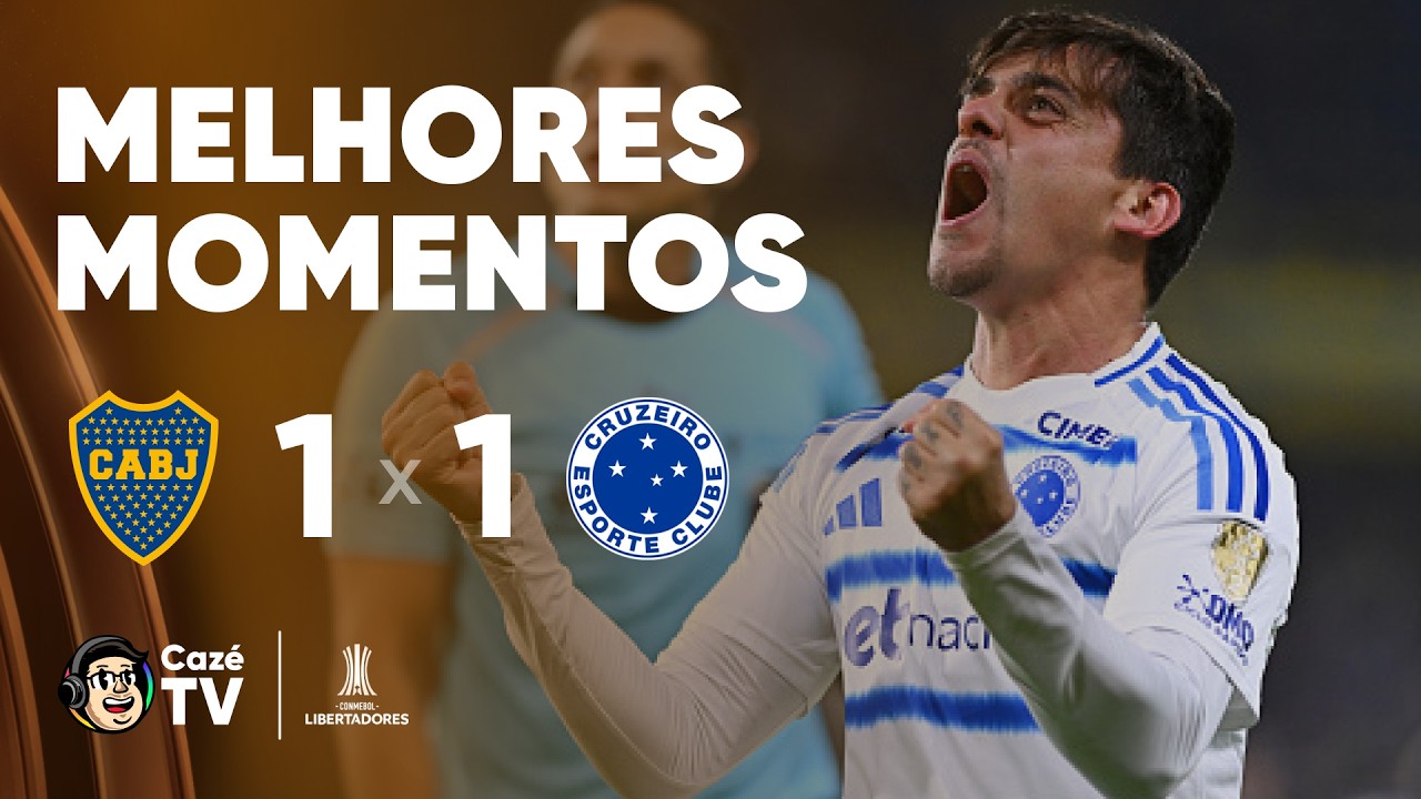MELHORES MOMENTOS: BOCA JUNIORS 1 X 1 CRUZEIRO | CONMEBOL LIBERTADORES 2026 | FASE DE GRUPOS