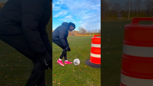 WHEN YOU FIND A BALL AT THE PITCH👀#soccer #football #shorts