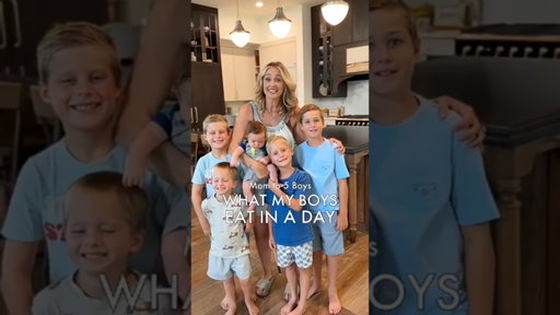 Mom To 5 Boys What My Boys Eat In A Day #momlife #babyab #growingbelly #babybuns #shorts