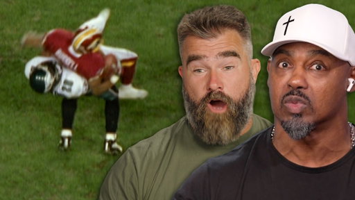 Jason Kelce & Brian Dawkins React to the HARDEST Hits in Eagles History