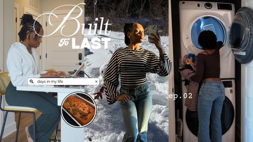 built to last diaries 🦋 ep.2 | days in my life, birthday blues, snow day, making banana bread